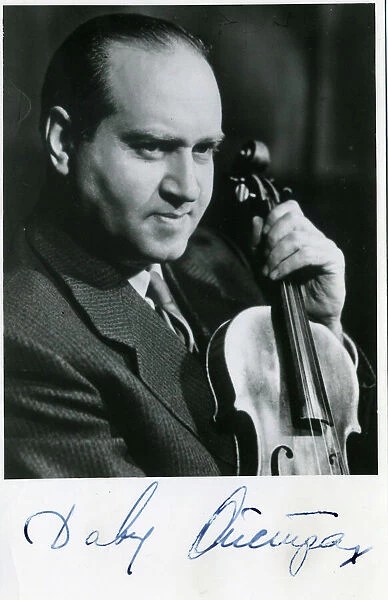 Portrait of the violinist David Oistrakh (1908-1974), 1960s