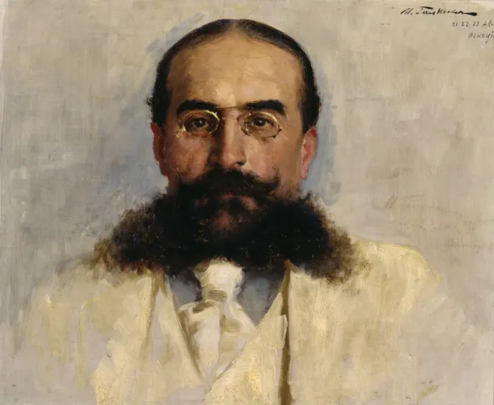 Framed Print : Portrait of Vladimir I. Nemirovich-Danchenko (1858-1943), 1899 Framed Print : Portrait of Vladimir I. Nemirovich-Danchenko (1858-1943), 1899