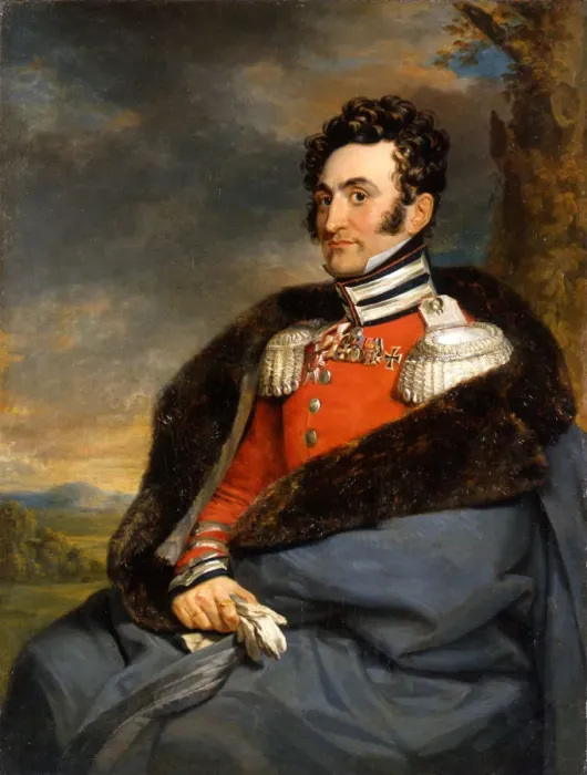 Framed Print : Portrait of Vladimir Ivanovich Kablukov (1781-1848), before 1825 Framed Print : Portrait of Vladimir Ivanovich Kablukov (1781-1848), before 1825