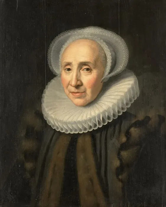 Framed Print : Portrait of Volckera Claesdr Knobbert (1554-1634), 1617. Creator: Workshop of Michiel Jansz van Mierevelt Framed Print : Portrait of Volckera Claesdr Knobbert (1554-1634), 1617. Creator: Workshop of Michiel Jansz van Mierevelt