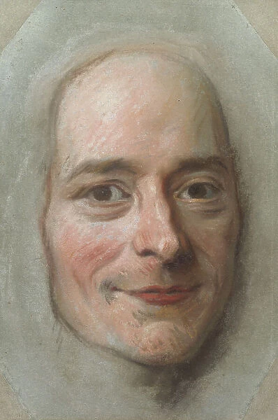 Portrait of Voltaire, c1740. Creator: Maurice-Quentin de La Tour