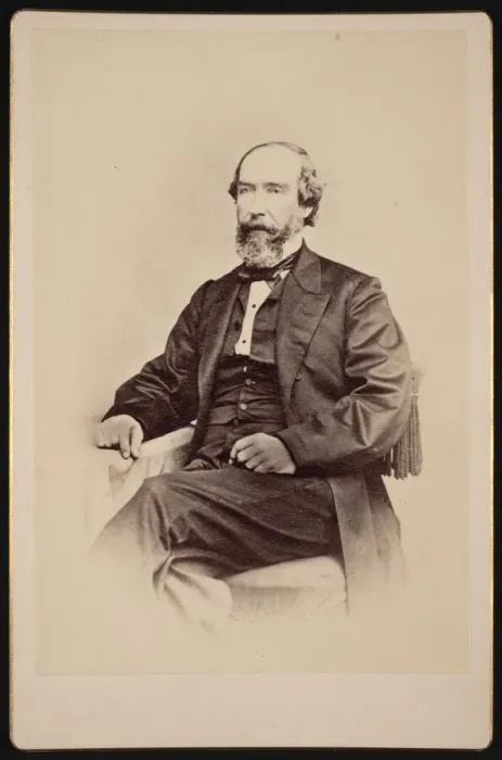 Framed Print : Portrait of Walter Lenox (1817-1874), Before 1874. Creator: Unknown Framed Print : Portrait of Walter Lenox (1817-1874), Before 1874. Creator: Unknown