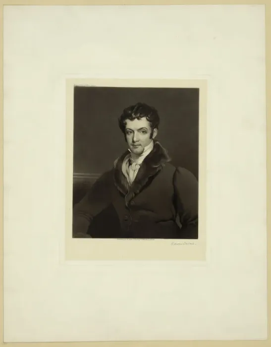 Framed Print : Portrait of Washington Irving (1783?1859). Artist: Sartain, William (1843-1924) Framed Print : Portrait of Washington Irving (1783?1859). Artist: Sartain, William (1843-1924)