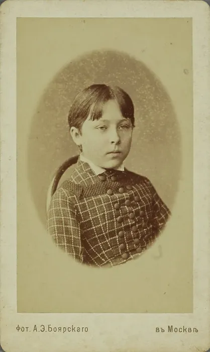 Framed Print : Portrait of Wassily Kandinsky as Child, c1867. Creator: Photo studio A.E. Boyarskyi, Moscow Framed Print : Portrait of Wassily Kandinsky as Child, c1867. Creator: Photo studio A.E. Boyarskyi, Moscow