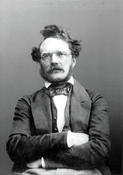 Framed Print : Portrait of Werner Siemens (1816-1892) at the age of 30, 1847. Creator: Anonymous Framed Print : Portrait of Werner Siemens (1816-1892) at the age of 30, 1847. Creator: Anonymous
