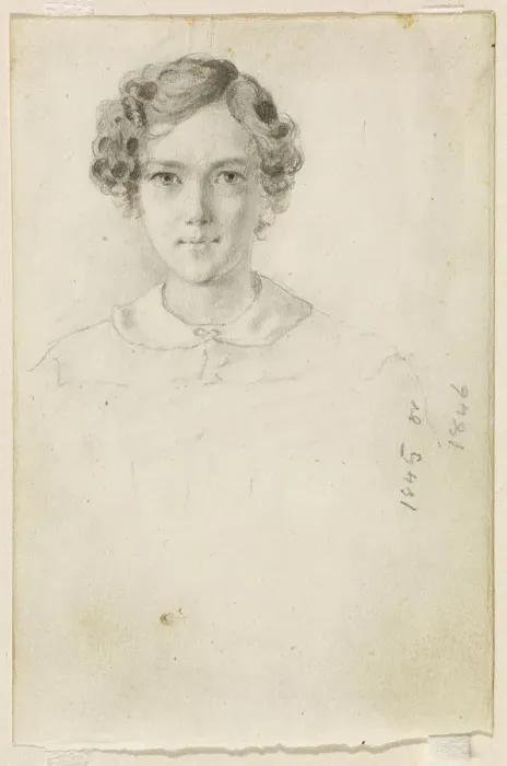 Framed Print : Portrait of Whistler, 1845 or 1846. Creator: James Abbott McNeill Whistler Framed Print : Portrait of Whistler, 1845 or 1846. Creator: James Abbott McNeill Whistler