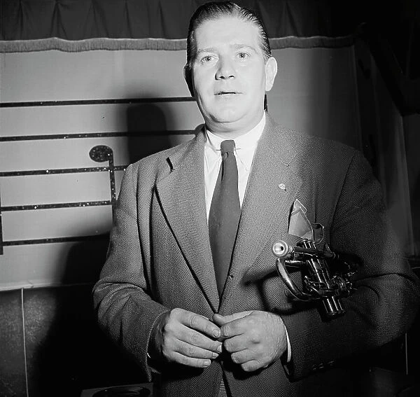 Portrait of Wild Bill Davison, Club Nocturne(?), New York, N.Y. ca. Aug. 1946. Creator: William Paul Gottlieb