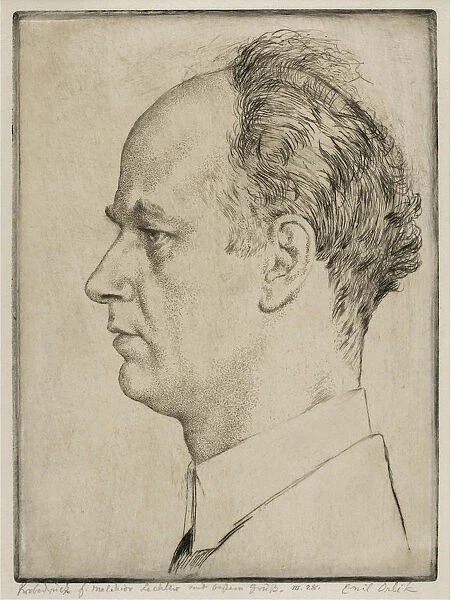 Portrait of Wilhelm Furtwangler (1886-1954), 1928