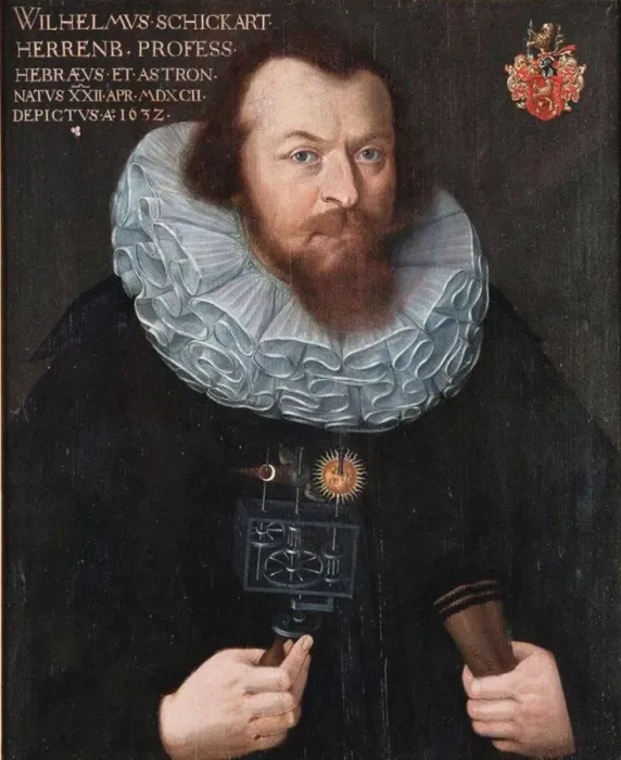 Framed Print : Portrait of Wilhelm Schickard (1592-1635), 1632. Creator: Anonymous Framed Print : Portrait of Wilhelm Schickard (1592-1635), 1632. Creator: Anonymous