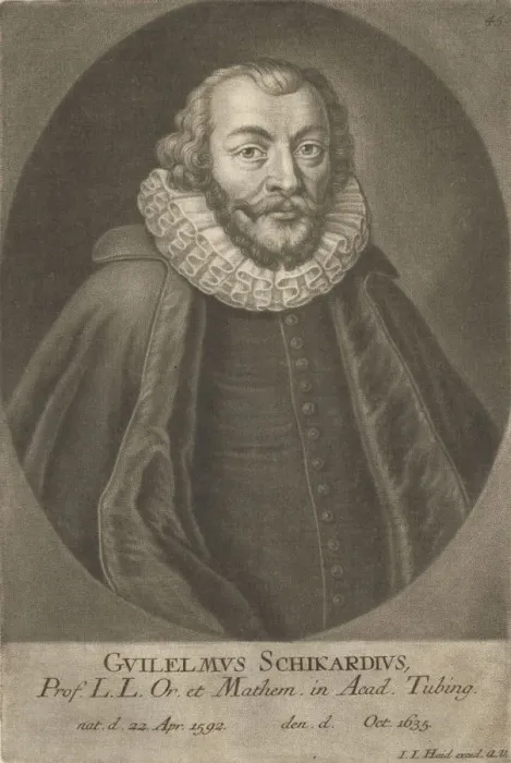 Framed Print : Portrait of Wilhelm Schickard (1592-1635). Creator: Anonymous Framed Print : Portrait of Wilhelm Schickard (1592-1635). Creator: Anonymous