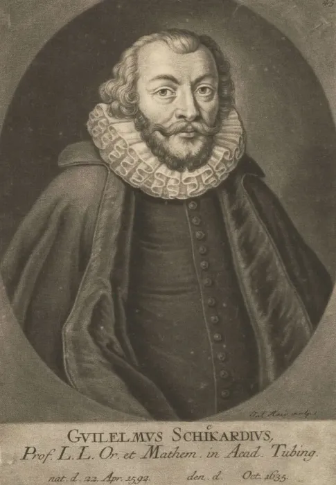 Framed Print : Portrait of Wilhelm Schickard (1592-1635). Creator: Anonymous Framed Print : Portrait of Wilhelm Schickard (1592-1635). Creator: Anonymous