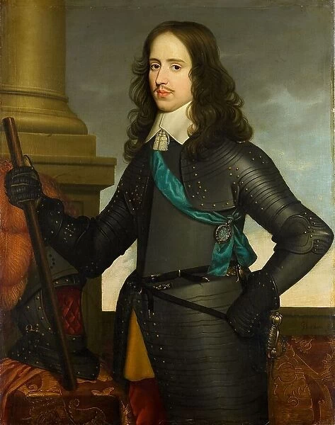 Portrait of Willem II (1626-50), Prince of Orange, 1651. Creator: Workshop of Gerard van Honthorst