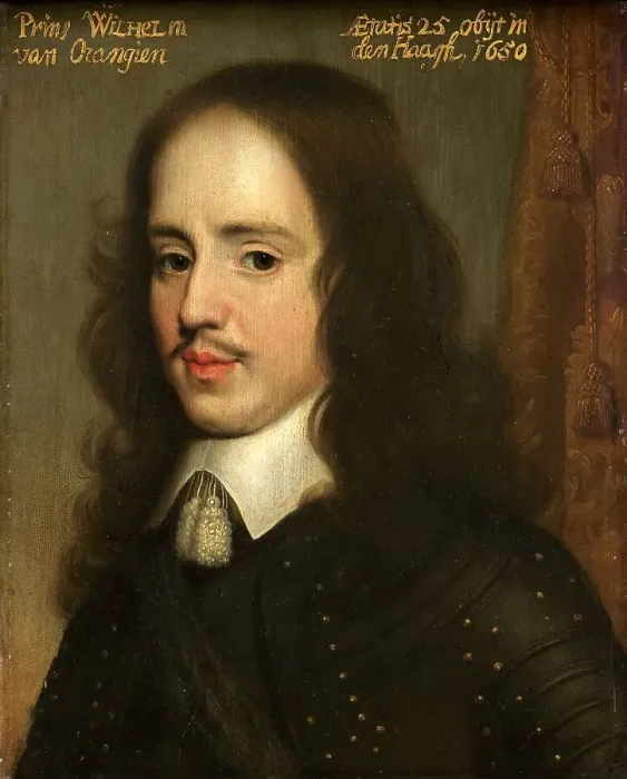 Framed Print : Portrait of Willem II (1626-50), Prince of Orange, c.1653. Creator: Workshop of Gerard van Honthorst Framed Print : Portrait of Willem II (1626-50), Prince of Orange, c.1653. Creator: Workshop of Gerard van Honthorst