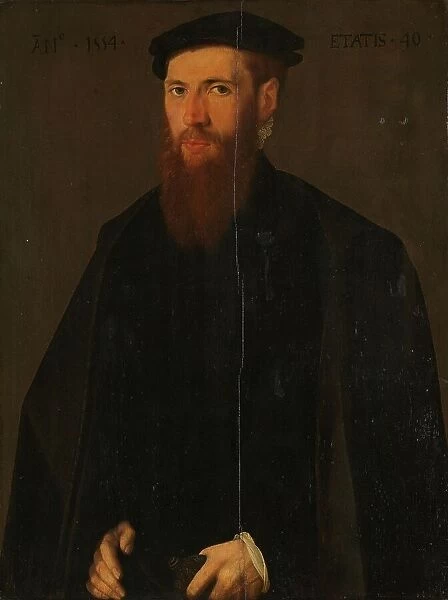 Portrait of Willem van Lokhorst (1514-64), 1554. Creator: Unknown