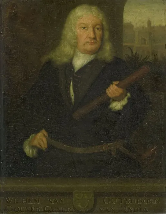 Framed Print : Portrait of Willem van Outhoorn, Governor General of the Dutch East Indies, 1691-1704. Creator: David van der Plas Framed Print : Portrait of Willem van Outhoorn, Governor General of the Dutch East Indies, 1691-1704. Creator: David van der Plas