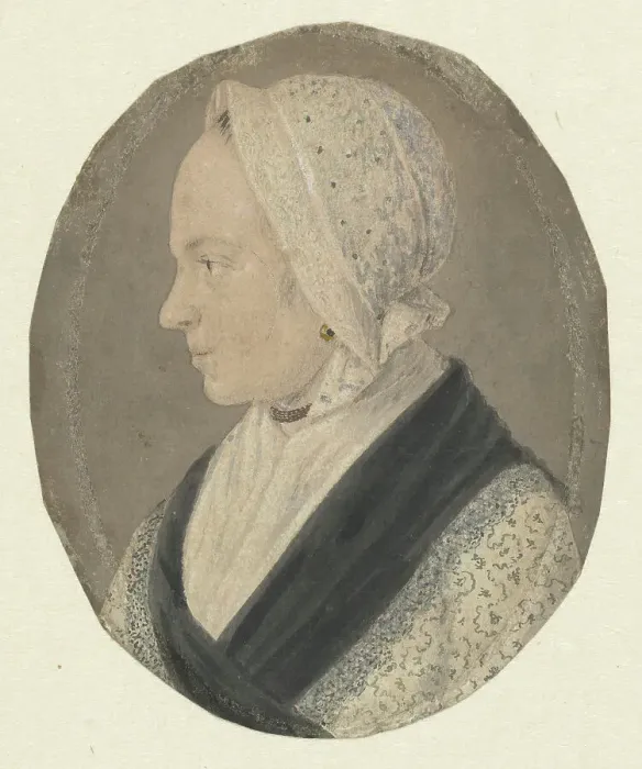 Framed Print : Portrait of Willemijntje van den Bos, 1792. Creator: Cornelis van Noorde Framed Print : Portrait of Willemijntje van den Bos, 1792. Creator: Cornelis van Noorde
