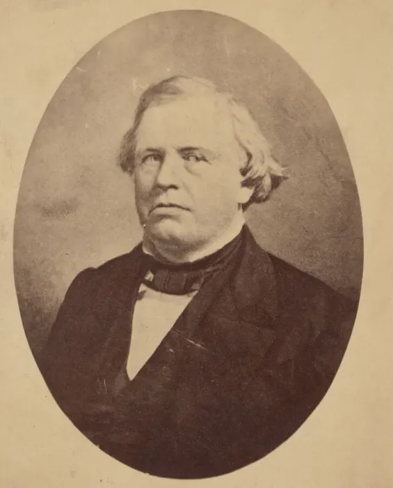 Framed Print : Portrait of William Beans Magruder (1810-1869), Before 1869. Creator: Unknown Framed Print : Portrait of William Beans Magruder (1810-1869), Before 1869. Creator: Unknown