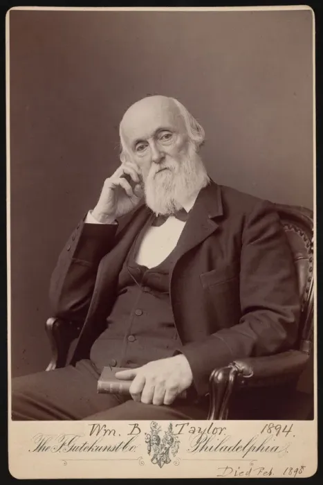 Framed Print : Portrait of William Bower Taylor (1821-1895), 1894. Creator: Frederick Gutekunst Framed Print : Portrait of William Bower Taylor (1821-1895), 1894. Creator: Frederick Gutekunst
