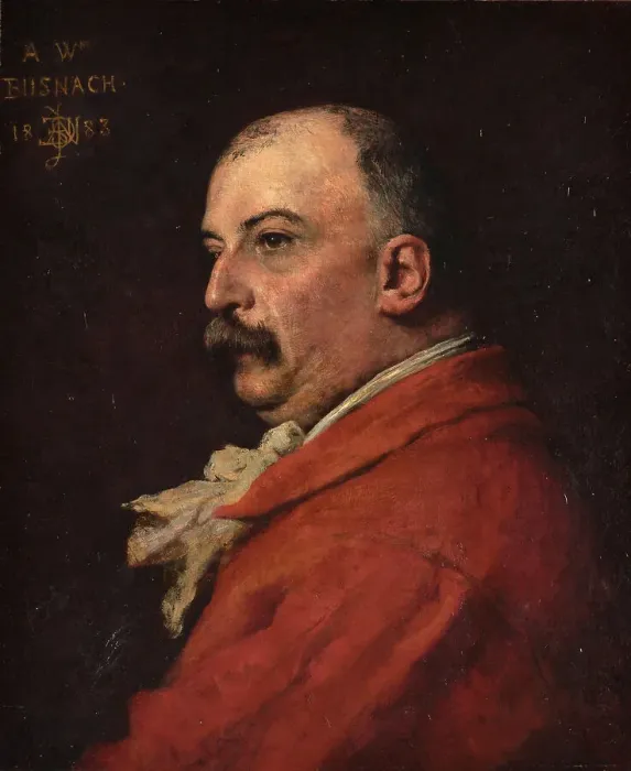 Framed Print : Portrait of William Busnach, 1883. Creator: Jules Elie Delaunay Framed Print : Portrait of William Busnach, 1883. Creator: Jules Elie Delaunay