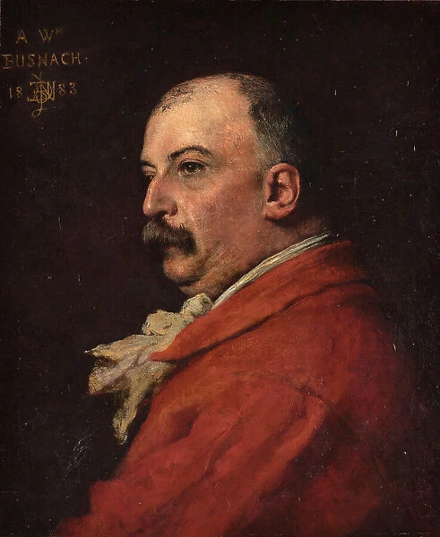 Portrait of William Busnach, 1883. Creator: Jules Elie Delaunay