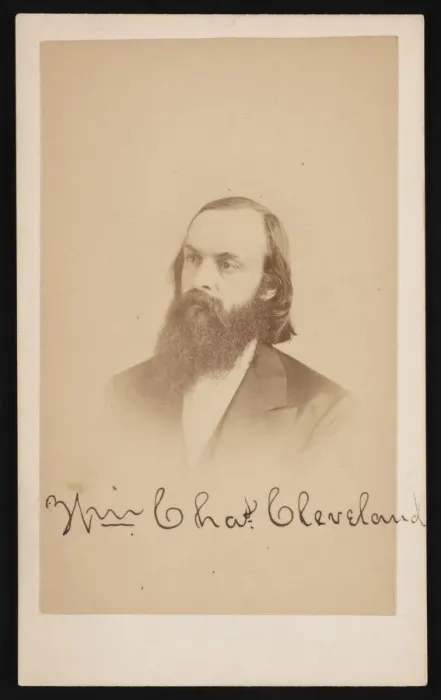 Framed Print : Portrait of William Charles Cleveland, Before 1873. Creator: Purdy & Frear Framed Print : Portrait of William Charles Cleveland, Before 1873. Creator: Purdy & Frear