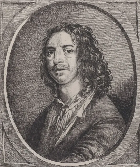 Framed Print : Portrait of William Dobson, 1645-49 (?). Creator: Josias English Framed Print : Portrait of William Dobson, 1645-49 (?). Creator: Josias English