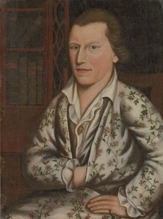 Framed Print : Portrait of William Duguid, 1773. Creator: Prince Demah Barnes Framed Print : Portrait of William Duguid, 1773. Creator: Prince Demah Barnes