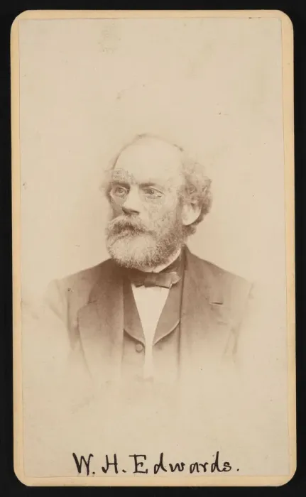 Framed Print : Portrait of William Henry Edwards (1822-1909), Circa 1870s / 1880s Framed Print : Portrait of William Henry Edwards (1822-1909), Circa 1870s / 1880s