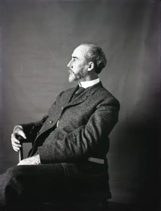 Framed Print : Portrait of William Henry Holmes, 1890s. Creator: United States National Museum Framed Print : Portrait of William Henry Holmes, 1890s. Creator: United States National Museum