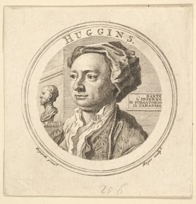 Framed Print : Portrait of William Huggins, translator of Ariosto, 1760. Creator: Thomas Major Framed Print : Portrait of William Huggins, translator of Ariosto, 1760. Creator: Thomas Major