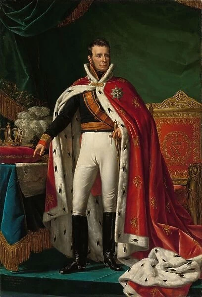 Portrait of William I, King of the Netherlands, 1819. Creator: Joseph Paelinck