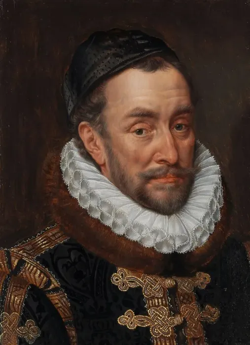 Framed Print : Portrait of William I, Prince of Orange, c.1579. Creator: Adriaen Thomasz Key Framed Print : Portrait of William I, Prince of Orange, c.1579. Creator: Adriaen Thomasz Key