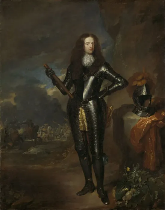 Framed Print : Portrait of William III of Orange (1650-1702), ca 1683. Artist: Netscher, Caspar (1639-1684) Framed Print : Portrait of William III of Orange (1650-1702), ca 1683. Artist: Netscher, Caspar (1639-1684)