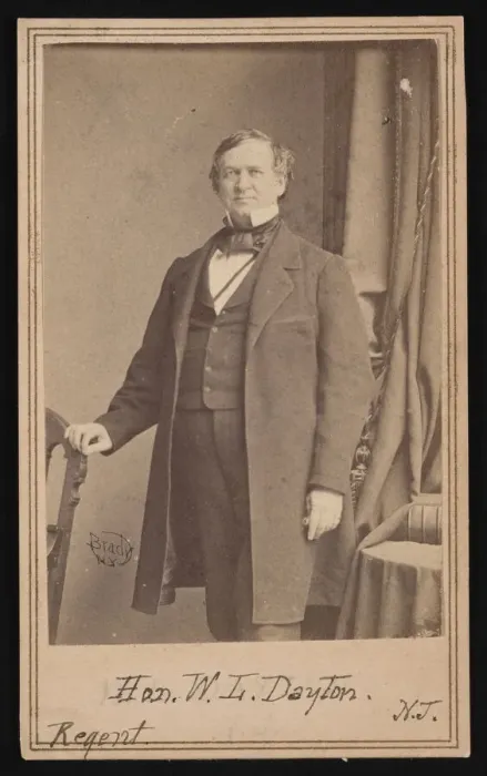 Framed Print : Portrait of William Lewis Dayton (1807-1864), Before 1864 Framed Print : Portrait of William Lewis Dayton (1807-1864), Before 1864