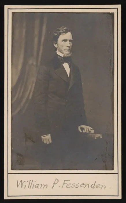 Framed Print : Portrait of William Pitt Fessenden (1806-1869), Before 1869 Framed Print : Portrait of William Pitt Fessenden (1806-1869), Before 1869