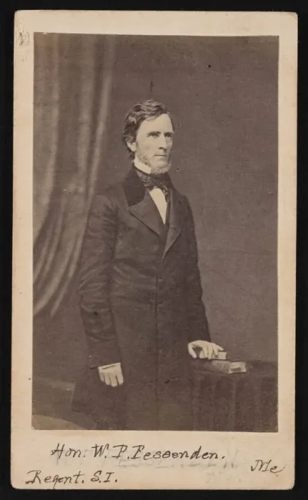 Framed Print : Portrait of William Pitt Fessenden (1806-1869), Before 1869 Framed Print : Portrait of William Pitt Fessenden (1806-1869), Before 1869