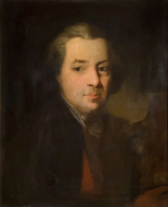 Framed Print : Portrait of William Shenstone (1714-1763), 1765. Creator: Edward Alcock Framed Print : Portrait of William Shenstone (1714-1763), 1765. Creator: Edward Alcock