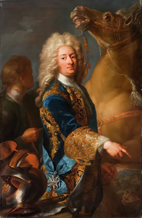 Framed Print : Portrait of William VIII, Landgrave of Hesse-Kassel (1682-1760), First third of 18th cen.. Creator: Quiter, Hermann Hendrik, the Younger (active 1700-1731) Framed Print : Portrait of William VIII, Landgrave of Hesse-Kassel (1682-1760), First third of 18th cen.. Creator: Quiter, Hermann Hendrik, the Younger (active 1700-1731)
