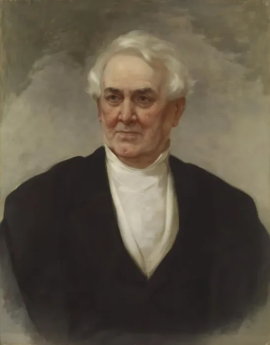 Framed Print : Portrait of William Wilson Corcoran (1798-1888), 1865?. Creator: William Oliver Stone Framed Print : Portrait of William Wilson Corcoran (1798-1888), 1865?. Creator: William Oliver Stone