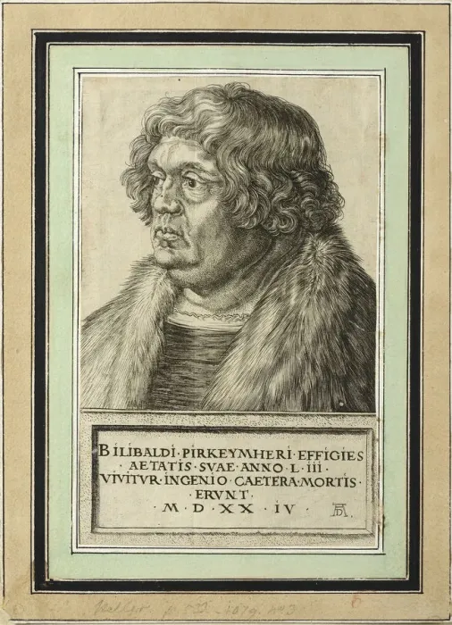 Framed Print : Portrait of Willibald Pirckheimer (1470-1530), 1524 Framed Print : Portrait of Willibald Pirckheimer (1470-1530), 1524
