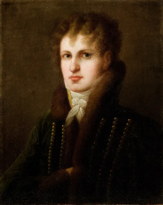 Framed Print : Portrait of Wlodzimierz Potocki, 1812. Creator: Jozef Brodowski Framed Print : Portrait of Wlodzimierz Potocki, 1812. Creator: Jozef Brodowski