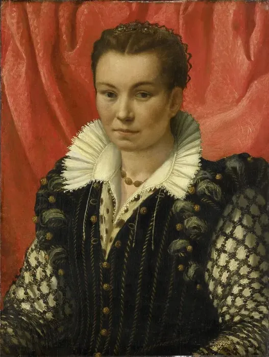 Framed Print : Portrait of a Woman, 1525-1549. Creator: Anon Framed Print : Portrait of a Woman, 1525-1549. Creator: Anon