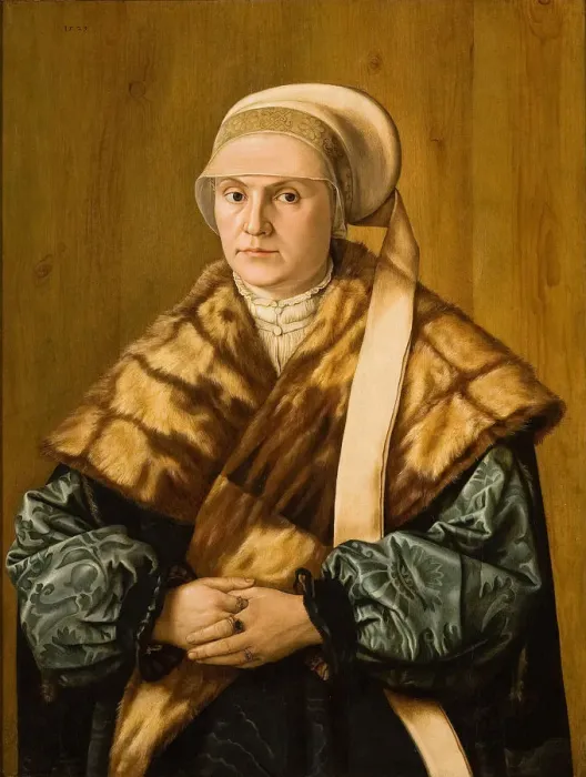 Framed Print : Portrait of a Woman, 1529. Artist: Beham, Barthel (c. 1502-1540) Framed Print : Portrait of a Woman, 1529. Artist: Beham, Barthel (c. 1502-1540)