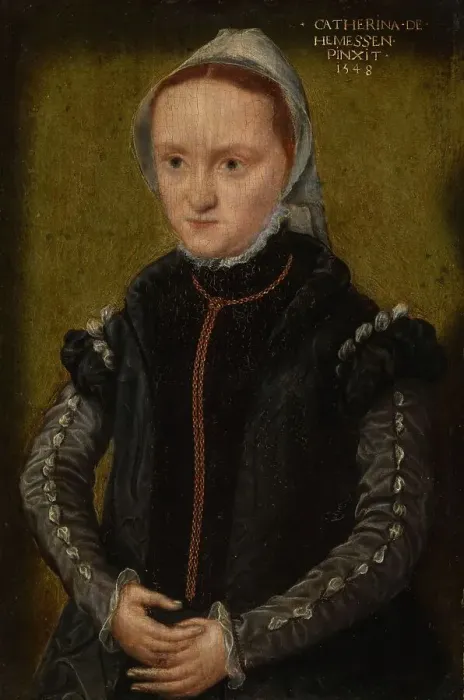 Framed Print : Portrait of a Woman, 1548. Creator: Catharina van Hemessen Framed Print : Portrait of a Woman, 1548. Creator: Catharina van Hemessen