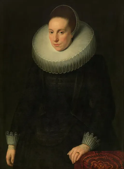 Framed Print : Portrait of a Woman, 1609. Creator: Cornelis de Vos Framed Print : Portrait of a Woman, 1609. Creator: Cornelis de Vos