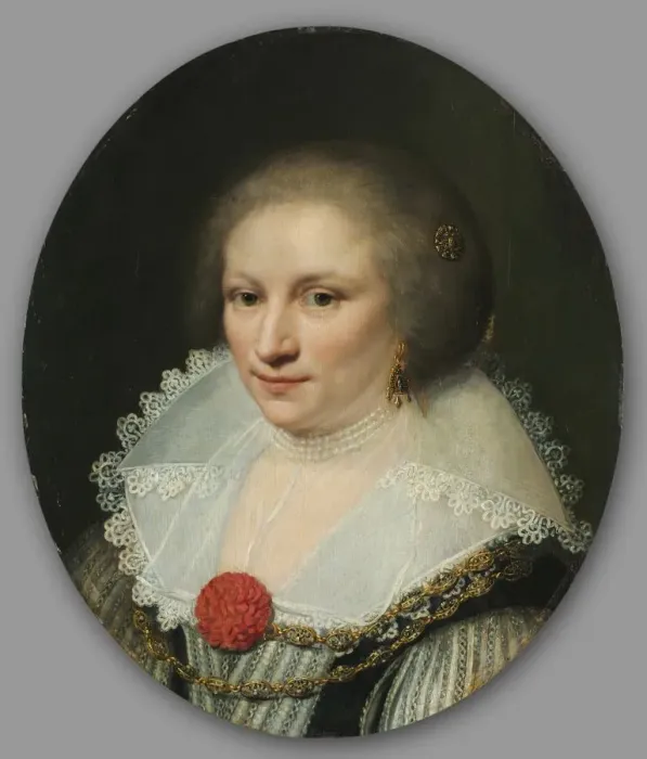Framed Print : Portrait of a Woman, 1620s. Creator: Jan Anthonisz van Ravesteyn (Dutch, c. 1570-1657) Framed Print : Portrait of a Woman, 1620s. Creator: Jan Anthonisz van Ravesteyn (Dutch, c. 1570-1657)