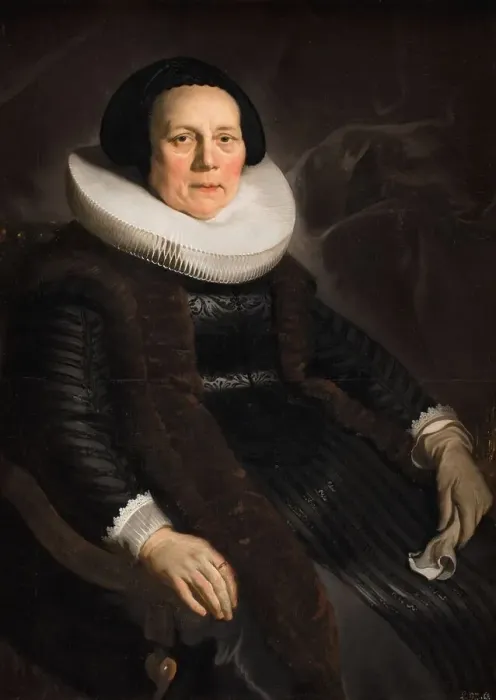 Framed Print : Portrait of a Woman, 1634-1638. Creator: Jacob Adriaensz. Backer Framed Print : Portrait of a Woman, 1634-1638. Creator: Jacob Adriaensz. Backer