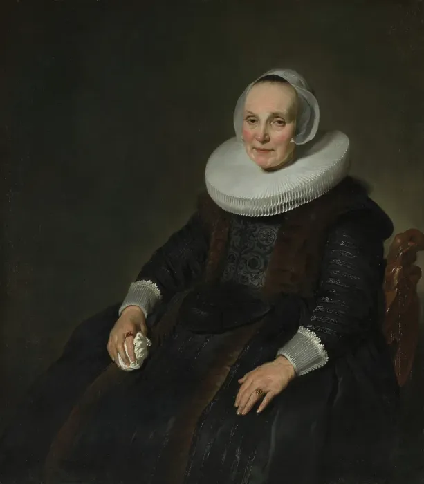 Framed Print : Portrait of a Woman, 1635. Creator: Jacob Adriaensz. Backer Framed Print : Portrait of a Woman, 1635. Creator: Jacob Adriaensz. Backer