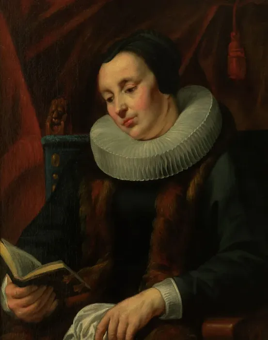 Framed Print : Portrait of a Woman, 1640-1645. Creator: Jordaens, Jacob (1593-1678) Framed Print : Portrait of a Woman, 1640-1645. Creator: Jordaens, Jacob (1593-1678)