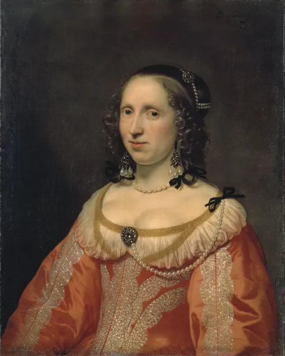 Framed Print : Portrait of a woman, 1649 Framed Print : Portrait of a woman, 1649